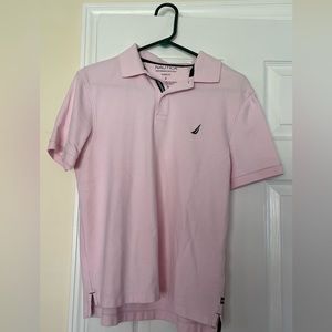 Nautica men’s polo shirt Classic fit size men’s small Light pink